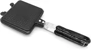 Aluminum -Sided Non-Stick Sandwich Maker Bread Toasted Frying Pan Breakfast Making Black One Size