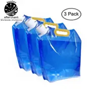 3Pcs 5-10L Waterproof Folding Water Bag, Portable Outdoor Camping Water Containe