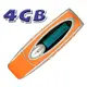 ※小飛船※超值大容量 4GB MP3 (橘色)