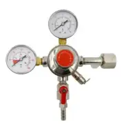 Dual Gauge CO2 Regulator Kegging Draft Beer Kegerators Regulator Safety