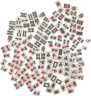 Kisangel Mini Mahjong Game Set Portable Chinese for Travel Dorms Spaces Compact Design for Family Fun for Social Gatherings Game Nights