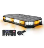 6PCS 42 LED Rooftop Strobe Beacon Light Bar Magnetic Emergency Warning Flashing