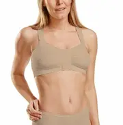 Carefix Alice Post-Op Bra (Hook & Eye Front Closure, Front Adj Straps) - Tan