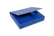 Marbig Box File Button Closure 60mm A4 Blue