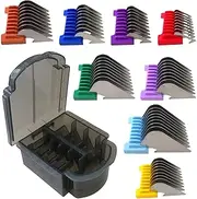 2024 Update Animal Stainless Steel 8 Color Guide Comb Set for W-AHL Bravura Arco Chromado Figura Guards Clipper(Cutting Length 3mm-25mm)
