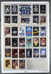 STAR WARS: EPISODE IV - A NEW HOPE (1977) 5245 KILLIAN SAGA POSTER FROM 1985