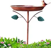 Outside Bird Feeder - Bird Feeding Station | Garden Birdbath Bowl | Freestanding Vintage Birdfeeder Bowl | Outdoor Pet Supplies Yard Art for Lawn Garden Yard Outsides Patio Decoration