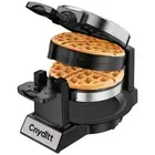 Double Waffle Maker, 1400W Rotating Belgian Waffle Iron with Nonstick Plates,...