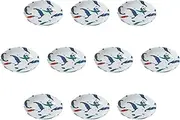 Set of 10, Kintang Karashi 3.5 Plates, 4.8 x 1.0 inches (12.2 x 2.5 cm) | Small Plates, Setomonohonpo