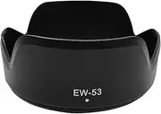 EOS M50 Lens Hood for Canon EF-M 15-45 mm f/3.5-6.3 is STM to M200 M50 M6 Mark ii, EOS R10 RF-S 18-45 mm F4.5-6.3 is STM, EW-53 Digital Tulip Flower 49 mm Lens Hood