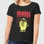 Hammer Horror Dracula Prince Of Darkness Women's T-Shirt - Black