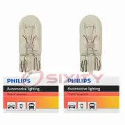 2 pc Philips Parking Light Bulbs for Isuzu VehiCROSS 1999-2001 Electrical kh