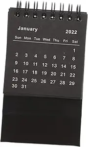 Angoily 1Pc Desktop Calendar Portable Note Taking Calendar for Office Schedule Planner to for Organizing Your Plans and Memos