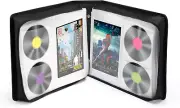 DVD Storage Case for 128 DVDs & 64 Booklets - CD/Blu-Ray Binder
