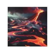 Gorgeous Volcano Face Towel