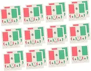 Hohopeti National Flag Temporary Stickers 25pcs Easy Stick Stage Performance Decor