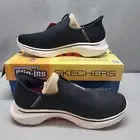 Men’s Skechers GO Walk 7 Size 7.5 Extra Wide Fit Air Cooled Gota Mat Stretch