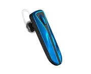 Wireless Earphone Ear Hook Long Standby IPX7 Waterproof Call Number Business Bluetooth-compatible 4.1 Headset for Fitness -Blue