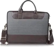 [GOLD SKY] Laptop Bag for 15 inch Laptop, MacBook - Vegan Leather Office Bags, Grey, Oversized, Grey, Oversized, Messenger Bag