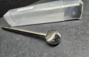 Heller USA 1" Dia Carbide Burr Round ⅜" Sh. 7" OAL Radius Machinist End Mill