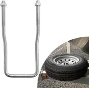 ELITEWILL Spare Tire Carrier Zinc Plated U-Bolt Holder Bracket Side Mount for 4 or 5 Lug
