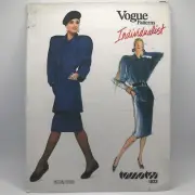 Vogue 1823 Individualist Misses Sz 8 Jacket Skirt Blouse Sewing Pattern FF UC