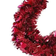 PMU Valentine’s Day Heart Tinsel Garland 9ft