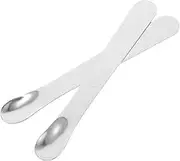 FELTECHELECTR 2pcs Stainless Steel Serving Spoons Slotted Spoon for Kitchen Meat Filling Scoop