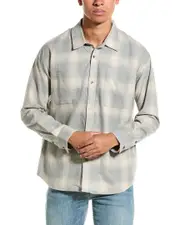 FRAME Denim Plaid Flannel Shirt