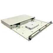 Fiber enclosure (ODF Liu patch panel ) 1U rack mount w/3 LGX bays