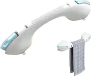 Shower Grab Bars for Seniors | Anti-Slip Removable Shower Bar with Suction Cup,Foldable Waterproof Mobility Bath Aids for Elderly Handicap Transfer