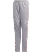 adidas Girls Tiro 19 Performance Training Pants - Gray/Camo Pink YL