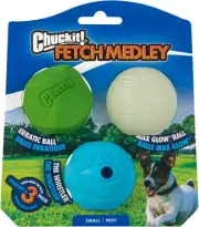 Chuckit! Fetch Medley Dog Balls Set of 3- Small