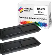 2-Pack Non-Genuine Toner Cartridge for Kyocera TK-439 (15,000 Pages) for Kyocera TASKalfa 180 TASKalfa 181 TASKalfa 221