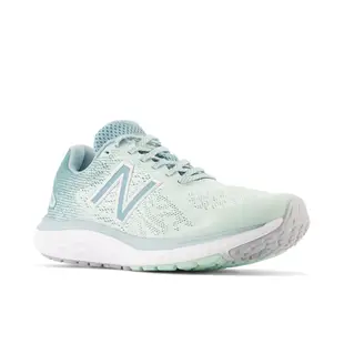 New Balance 紐巴倫 Fresh Foam 680v7 慢跑鞋 女款 寬楦 奶油粉／湖水綠 W680RP7