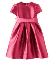 [Il Gufo] Il Gufo Bow-detail dress Y 8 red