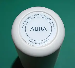 AURA 艾樂 隨行提手陶瓷易潔層保溫杯 500ML