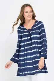 Lace Up Tunic--THRE-31903