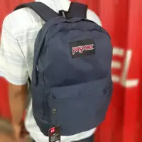 在飛比找蝦皮購物優惠-男女大學校背包 Jansport Blue Standard