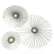 12" Round Viper Star Flat Wire Brush For 10" Flue