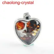 23.9Ct Pallasite Meteorite Pendant Brenham Meteorite Necklace --98