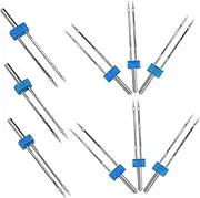 TEMPNAP Sturdy Side Sewing Needles Metal Sewing Machine Needles 9pcs Set for Travel