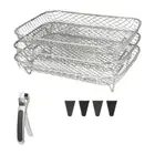 Multilayers Air Fryers Rack Dehydrator Stands Stainless Steel Toast Holder