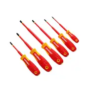 6 Pcs of Kincrome Torquemaster VDE Screwdriver Set - Chrome Vanadium Steel