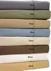 Royal Hotel Bedding 650-Thread-Count Bed Sheets - 22-Inch-Deep-Queen, Ivory