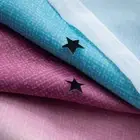 (Purple 134*160) Openwork Star Yarn Gradient Curtains
