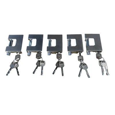 5 SHIPPING CONTAINER PADLOCKS 70MM KEYED ALIKE