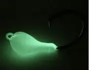 3pk Circle Hook Jigs - 1 1/2oz - Glow Green