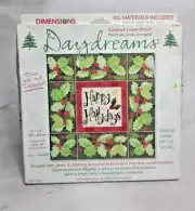 Dimensions Daydreams Counted Cross Stitch Kit 73080 Happy Holidays Designer Mat