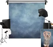 Kate 8x8ft/2.5x2.5m Blue Photography Backdrops Retro Solid Background Photo Studio Props